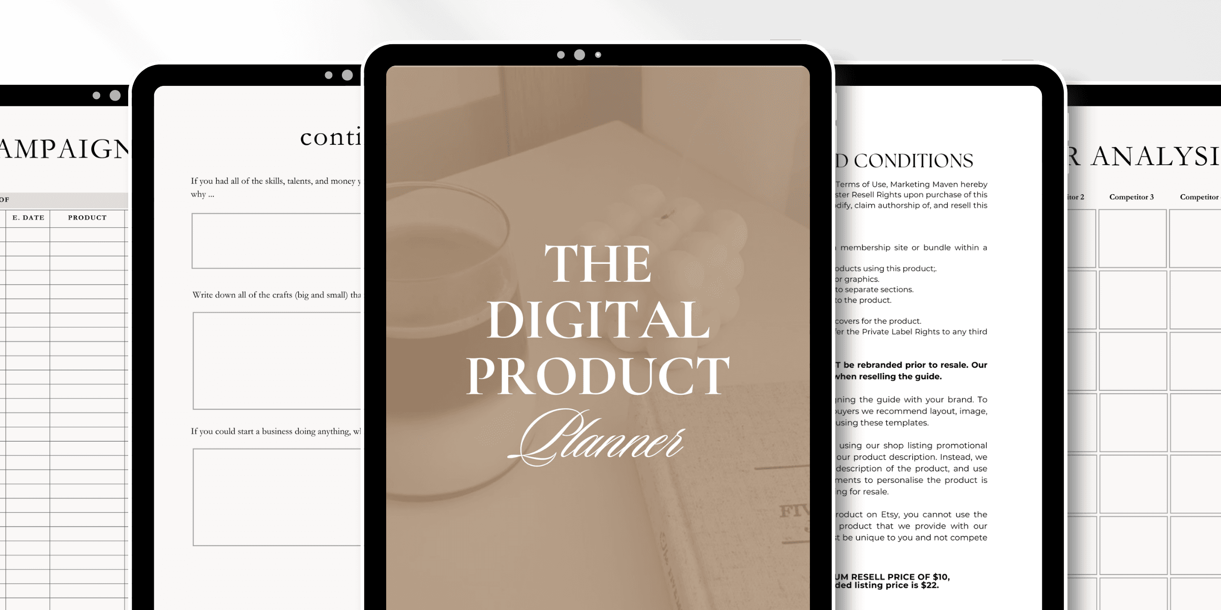 Digital Product Planner